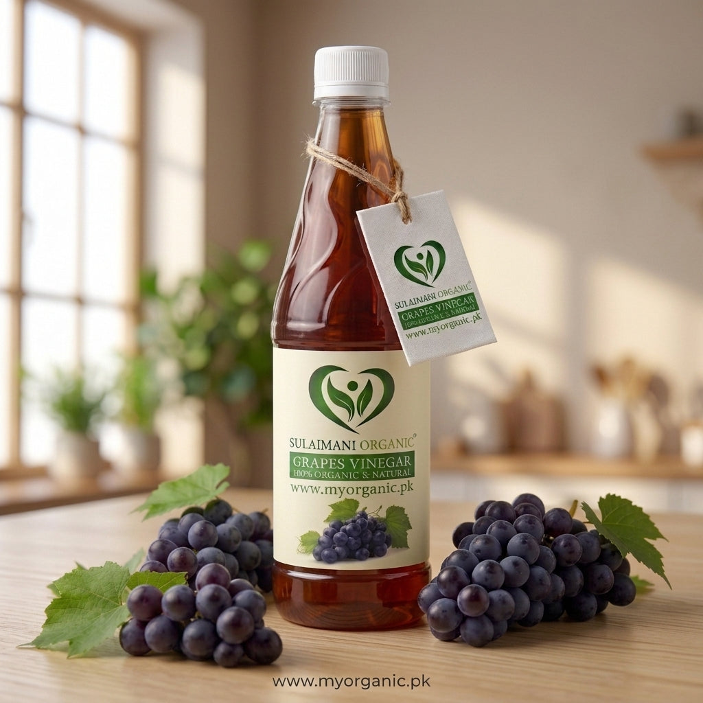 Organic Grape Vinegar 750ml – Natural & Premium | Sulaimani Organic