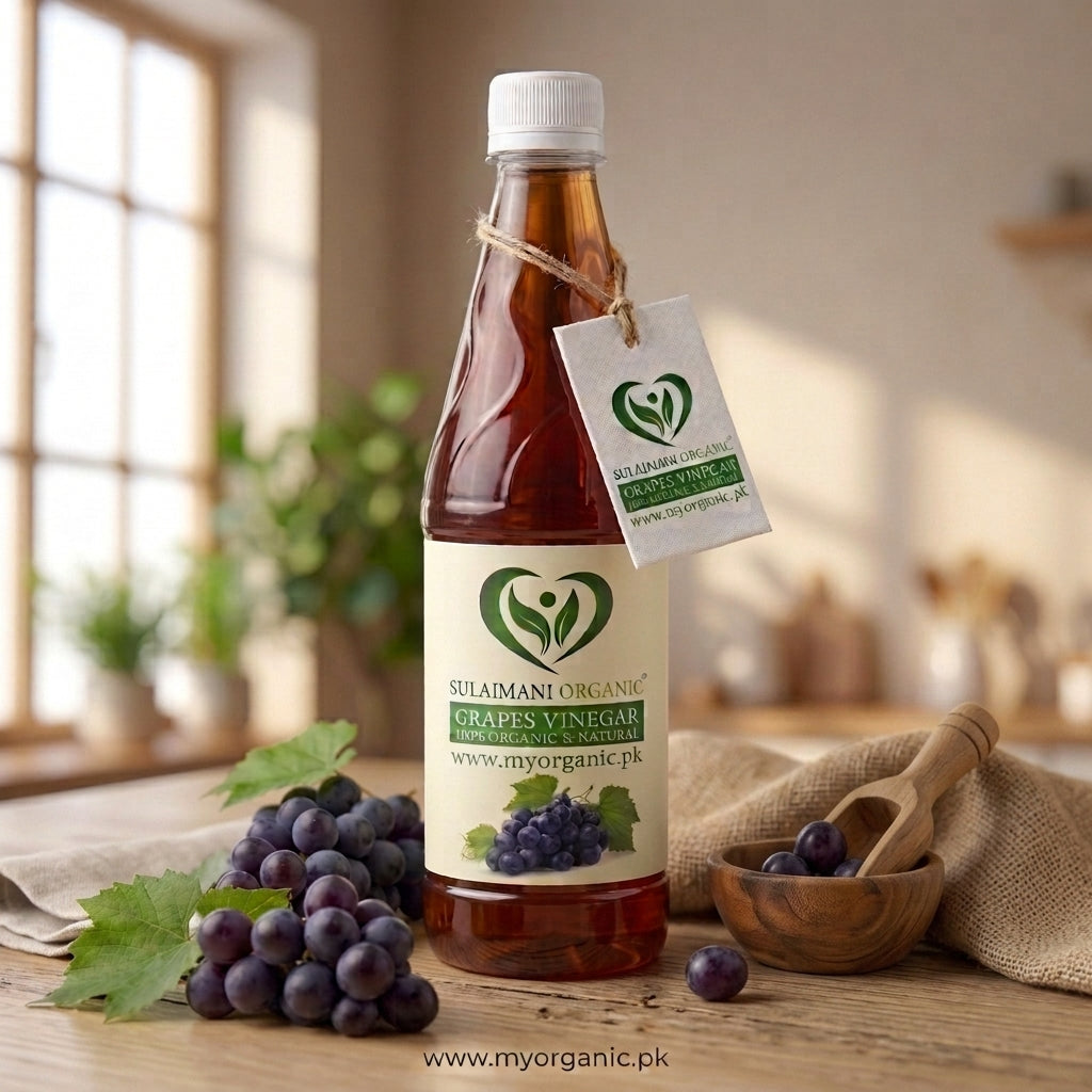 Organic Grape Vinegar 750ml – Natural & Premium | Sulaimani Organic
