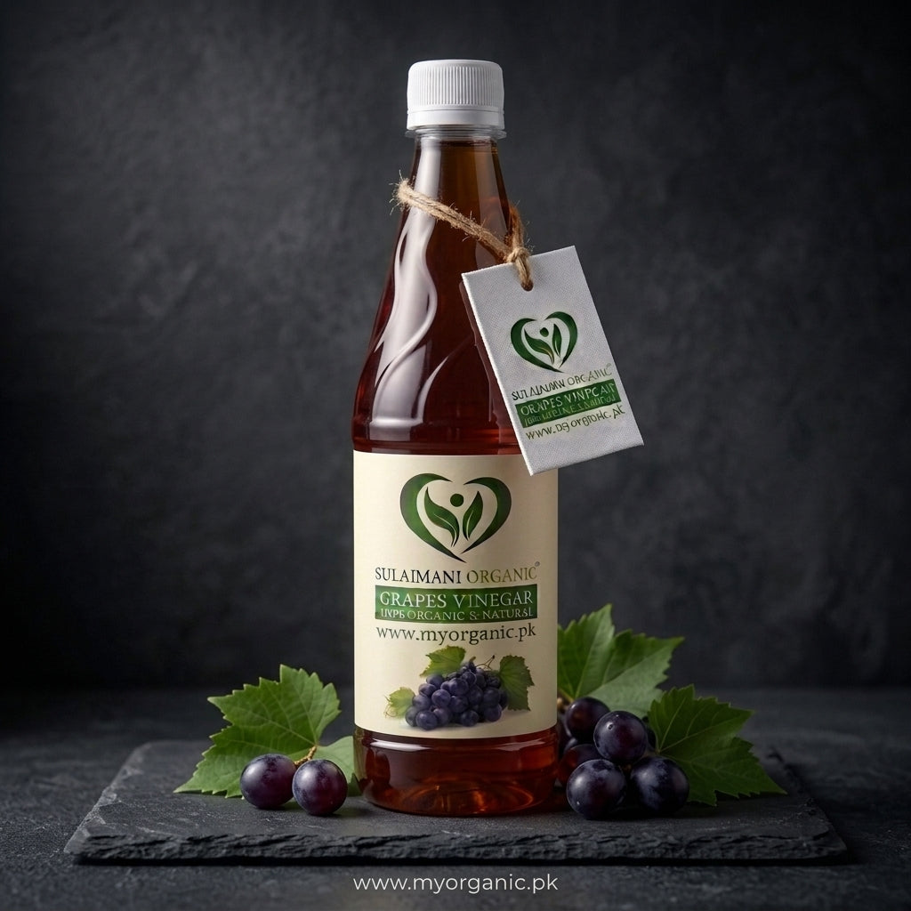 Organic Grape Vinegar 750ml – Natural & Premium | Sulaimani Organic