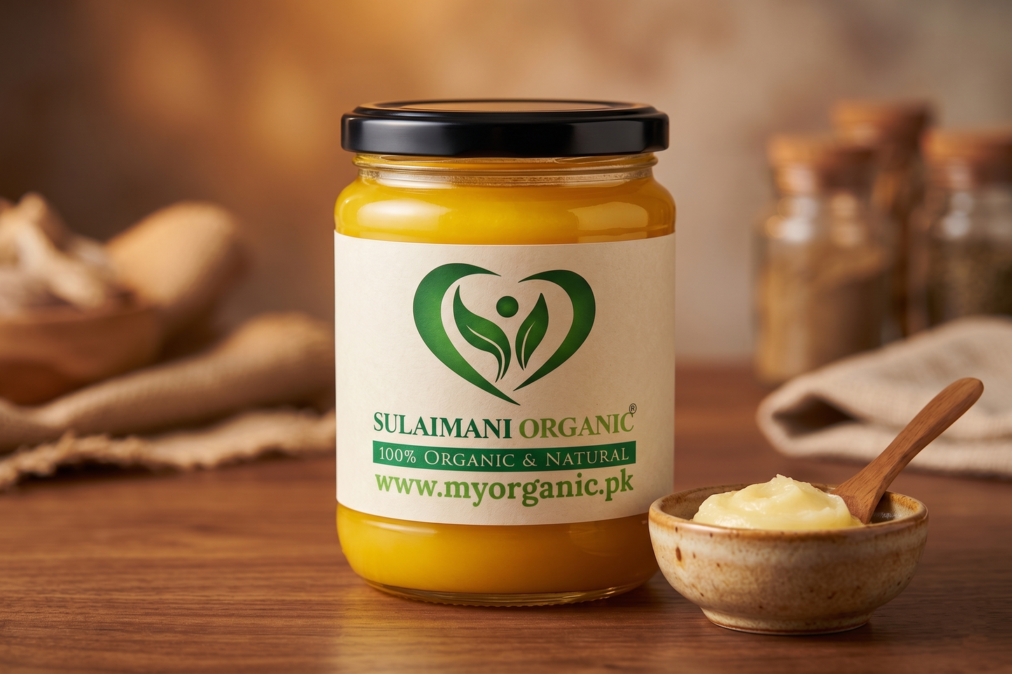 Ghee (Desi Cow) – Pure, Organic & Nutrient-Rich Traditional Ghee