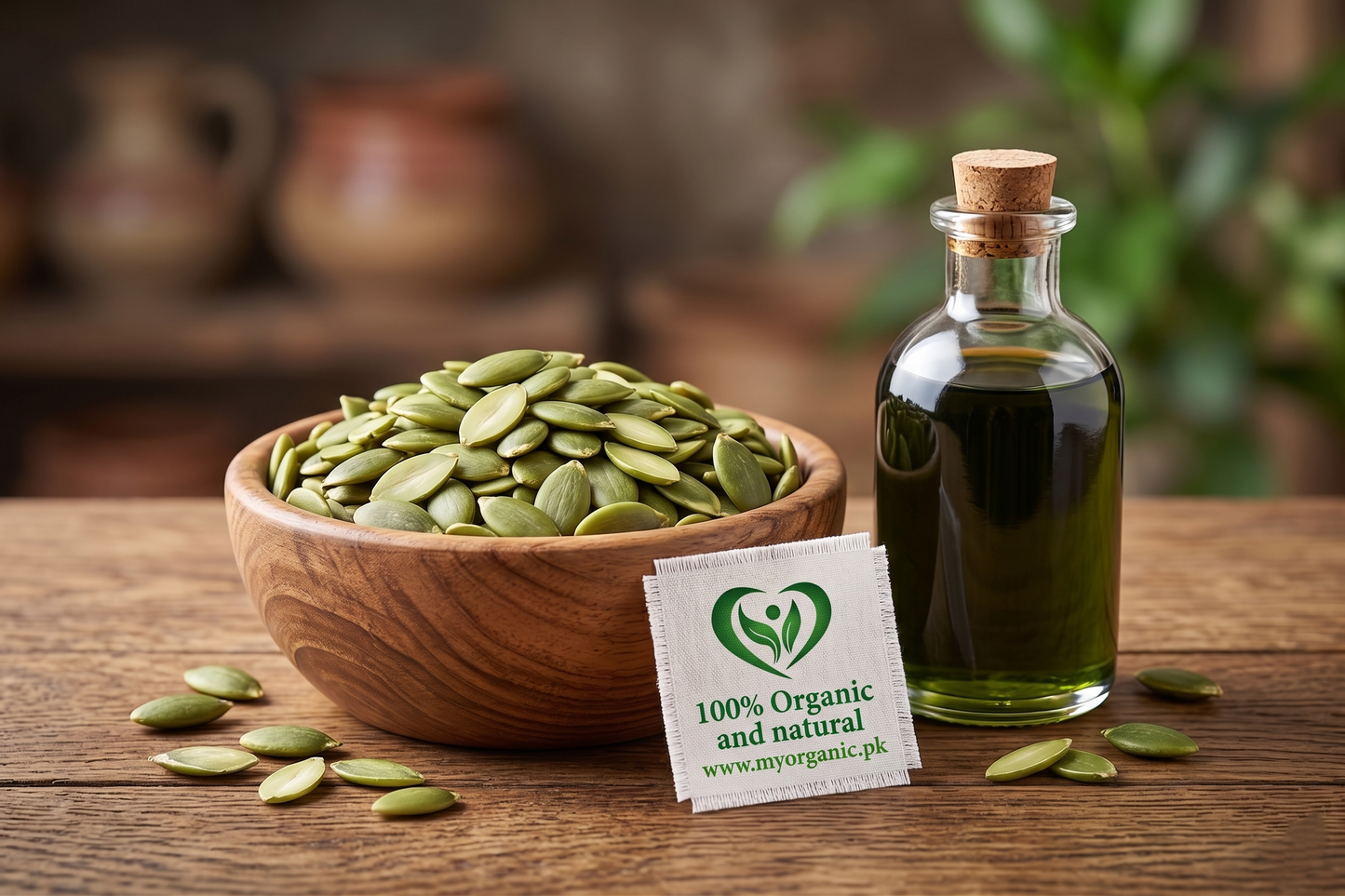 Premium Pumpkin seeds (Green Pepitas) Without Shell