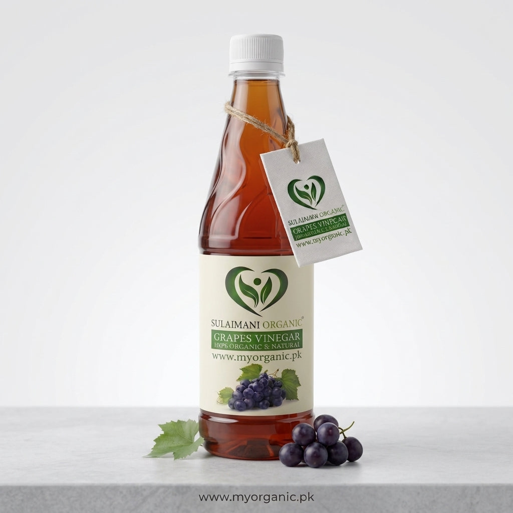 Organic Grape Vinegar 750ml – Natural & Premium | Sulaimani Organic