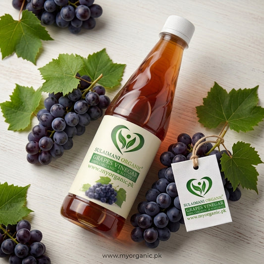 Organic Grape Vinegar 750ml – Natural & Premium | Sulaimani Organic